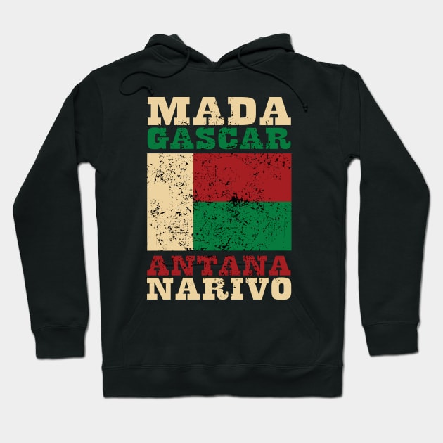 Flag of Madagascar Hoodie by KewaleeTee